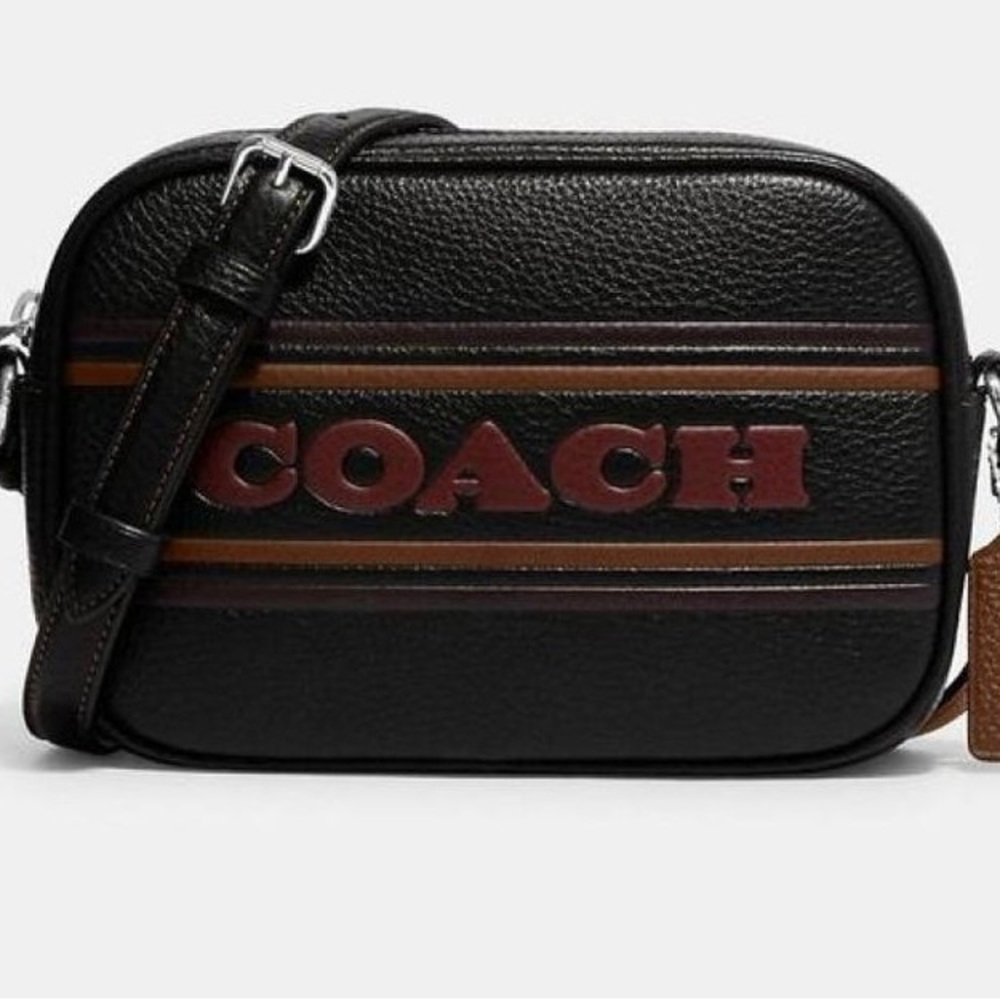 COACH Jamie mini camera bag in black. Genuine leather direct from coach.